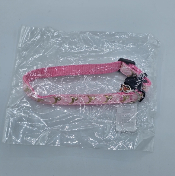 Pink Moon & Stars w/ Pendant Cat Collar - Picture 5 of 6
